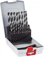 Bosch Professional 19-teiliges HSS Spiralbohrer PointTeQ Set f&uuml;r Metall inkl. ProBox