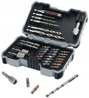 Bosch Professional 35-teiliges Holzbohrer- und Bit-Set Extra Hart