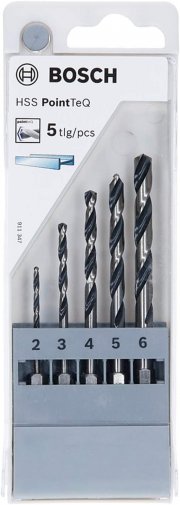 Bosch Professional 5-tlg. PointTeQ Sechskantbohrer-Set 