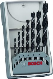 Bosch Professional 7-teiliges Holzspiralbohrer-Set &Oslash; 3-10 mm