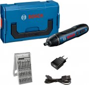 Bosch Professional Akkuschrauber Bosch GO inkl. 25-teiligen Bit-Set und L-BOXX Mini