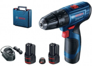 Bosch Professional GSB 120-LI Akku-Bohrschrauber 12V 2.0Ah Li-Ion inkl. 2. Akku im Koffer
