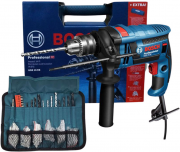 Bosch Professional GSB 16 RE Schlagbohrmaschine mit Zubeh&ouml;rset
