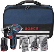 Bosch Professional GSR12V-15 Akku-Bohrschrauber 12V 1.5Ah Li-Ion inkl. 2. Akku f&uuml;r 105&euro;