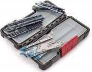Bosch Professional Tough Box 30-teiliges Stichs&auml;geblatt Set f&uuml;r Holz und Metall