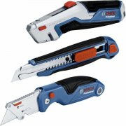 Bosch Professtional Messer Set 3-teilig mit Universal Messer, Cutter Messer & Universal Klappmesser