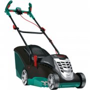 Bosch ROTAK 37 S Elektro-Rasenm&auml;her inkl. Mulchkit, Handschuhe und Regencover