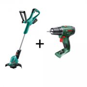 Bosch UniversalGrassCut 18-260 Rasentrimmer + Akkuschrauber PSR 1800 LI-2 18V nur 99&euro;