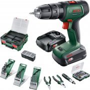 Bosch UniversalImpact 18 Akku-Schlagschrauber + 46AC Set + AL18V-20 in Systembox S mit Zubeh&ouml;r
