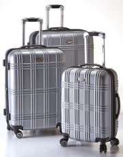 BOVANO&reg; Reisekoffer Set Island 3-teilig in silber nur 107,85&euro; incl. VSK statt 129&euro; (Idealo)