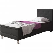 Boxspringbett Esra 90x200 Webstoff Anthrazit f&uuml;r 279.99&euro; statt 299&euro;