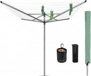 Brabantia 100260 Lift-O-Matic 60 M - 50 mm Rohr mit Kunststoff-Bodenh&uuml;lse und H&uuml;lle