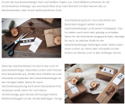 Braucht Ihr noch Geschenkanh&auml;nger f&uuml;r Weihnachten zum einpacken? 
