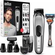 Braun 10-in-1-Trimmer MGK7220 Bodygrooming-Set und Haarschneider
