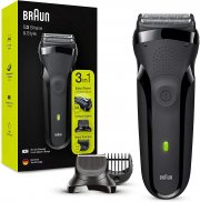 Braun 300BT Series 3 3-in-1-Elektrorasierer und Barttrimmer mit 5 Kammaufs&auml;tzen