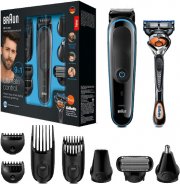 Braun 9-in-1 Precision Bart / K&ouml;rper Trimmer Rasierer + Gillette Fusion Proglide