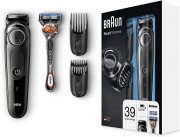 Braun Barttrimmer und Haarschneider BT5042 mit Kammaufs&auml;tzen und Gilette ProGlide Rasierer