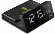 Braun BC21B Digital Wecker mit 10 W Qi Wireless Fast-Charging Ladestation