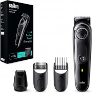 Braun BeardTrimmer Series 3 BT3440 Barttrimmer mit 40 L&auml;ngeneinstellungen