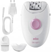 Braun Epilierer Silk-&eacute;pil 1 1-173 Wei&szlig; Rosa