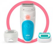 Braun Epilierer Silk-epil 5-511 Legs&Body wet&dry kabelloser Gebrauch