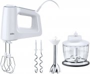 BRAUN Handmixer MultiMix 3 mit 5 Geschwindigkeiten 