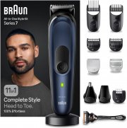 Braun MGK7450 All-In-One 11-in-1 Barttrimmer, Haarschneider und Bodygroomer Set