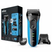 Braun Series 3 Shave und Style Elektrischer Rasierer und Trimmer 3010BT, blau/schwarz f&uuml;r 57,99&euro;