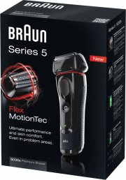 Braun Series 5-5030s Ak&shy;ku&shy;ra&shy;sie&shy;rer + EN 10 Ohr- und Na&shy;sen&shy;haar&shy;trim&shy;mer