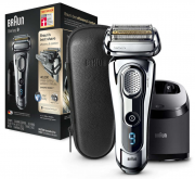 Braun Series 9 9296cc Wet&Dry Herrenrasierer Chrom mit Reinigungsstation