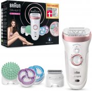 Braun Silk-&eacute;pil 9 Beauty-Set mit Epilierer + Aufs&auml;tze f&uuml;r Rasierer, Peeling und Massage 