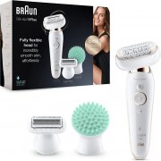 Braun Silk-&eacute;pil 9 Flex Beauty-Set mit Damen Epilierer und 6 Aufs&auml;tze inkl. Gesichtsepilierer