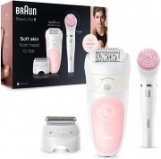 Braun Silk-&eacute;pil Beauty-Starter-Set f&uuml;r Haarentfernung, Epilierer, Rasierer, Reinigung und Peeling