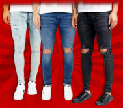 BRAVE SOUL Crofton Stretch Skinny Herren Jeans bei SportSpar f&uuml;r 17,08 Euro