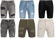 BRAVE SOUL Rally Denim Jeans Ripped Shorts bei SportSpar f&uuml;r 12,83 Euro