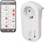 Brennenstuhl 1294840 Connect WLAN Steckdose mit Alexa und Google Assistant