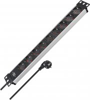 Brennenstuhl Alu-Line 9-Fach Steckdosenleiste aus hochwertigem Aluminium