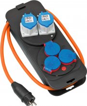 Brennenstuhl CEE 230V 16A Outdoor Stromverteiler mit Schutzkontakt-Stecker