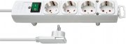Brennenstuhl Comfort-Line Plus 4-fach Schutzkontakt-Steckdosenleiste mit 2m Kabell&auml;nge