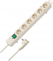Brennenstuhl Comfort-Line Plus 6-Fach Steckdosenleiste mit Flachstecker und Schalter