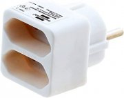 Brennenstuhl Mehrfachsteckdose (Steckdosenadapter 2-fach Eurosteckdose)