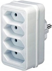 Brennenstuhl Mehrfachsteckdose Steckdosenadapter 4-fach 