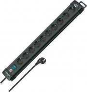 Brennenstuhl Premium-Line 10-Fach Steckdosenleiste mit Schalter und 3m Kabel