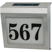 Brennenstuhl Solar Hausnummernleuchte Hausnummer LED Leuchte IP44 inkl. Nummern f&uuml;r 15,99&euro;