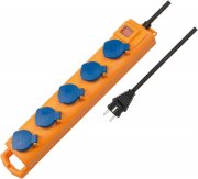 Brennenstuhl Super-Solid SL 554 5-fach Outdoor Steckdosenleiste mit Schalter