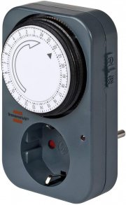 Brennenstuhl Zeitschaltuhr MZ 20, mechanische Timer-Steckdose