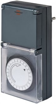 Brennenstuhl Zeitschaltuhr MZ 44, mechanische Timer-Steckdose