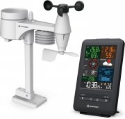 Bresser 7002525 Wetter Center Funk Wetterstation mit Farbdisplay inkl. 5-in-1 Au&szlig;ensensor