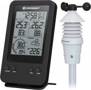 Bresser 7002531 3-in-1 Funk Wetterstation inkl. Au&szlig;ensensor Profi Windmesser
