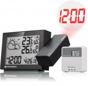 Bresser MeteoTemp P Projektions-Funkwetterstation inkl. Thermo-Hygro-Funksensor